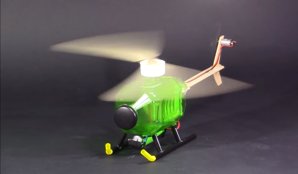matchbox helicopter diy copter