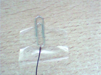 Make the Other Paper Clip and Connect the Wire