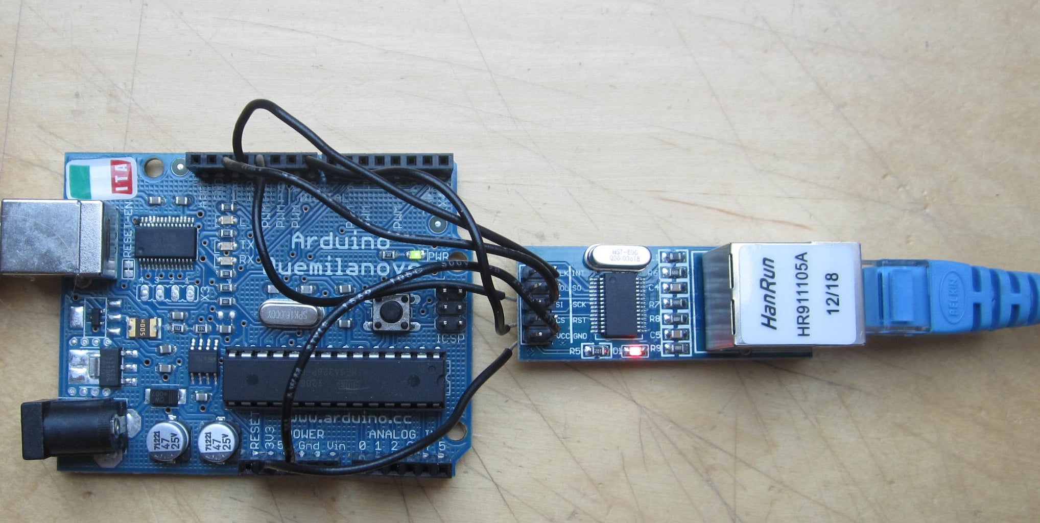 Add Ethernet to Any Arduino Project for Less Than 10$