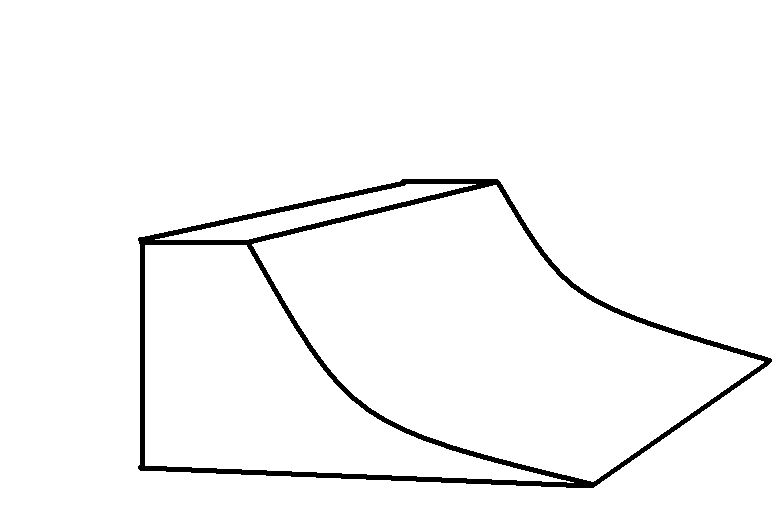 Cardboard Quarter Pipe