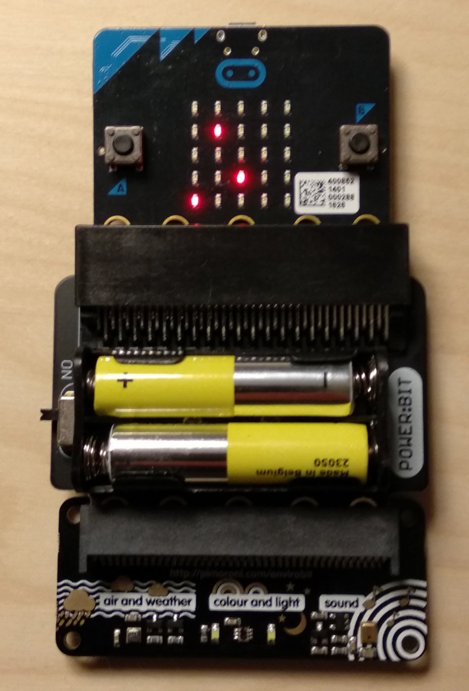 A Code for a Temperature (Humidity, Pressure) Sensor With Min/Max Indentifiers