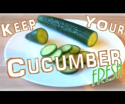 Keep Your Cucumbers FRESH *using a Toothpick*