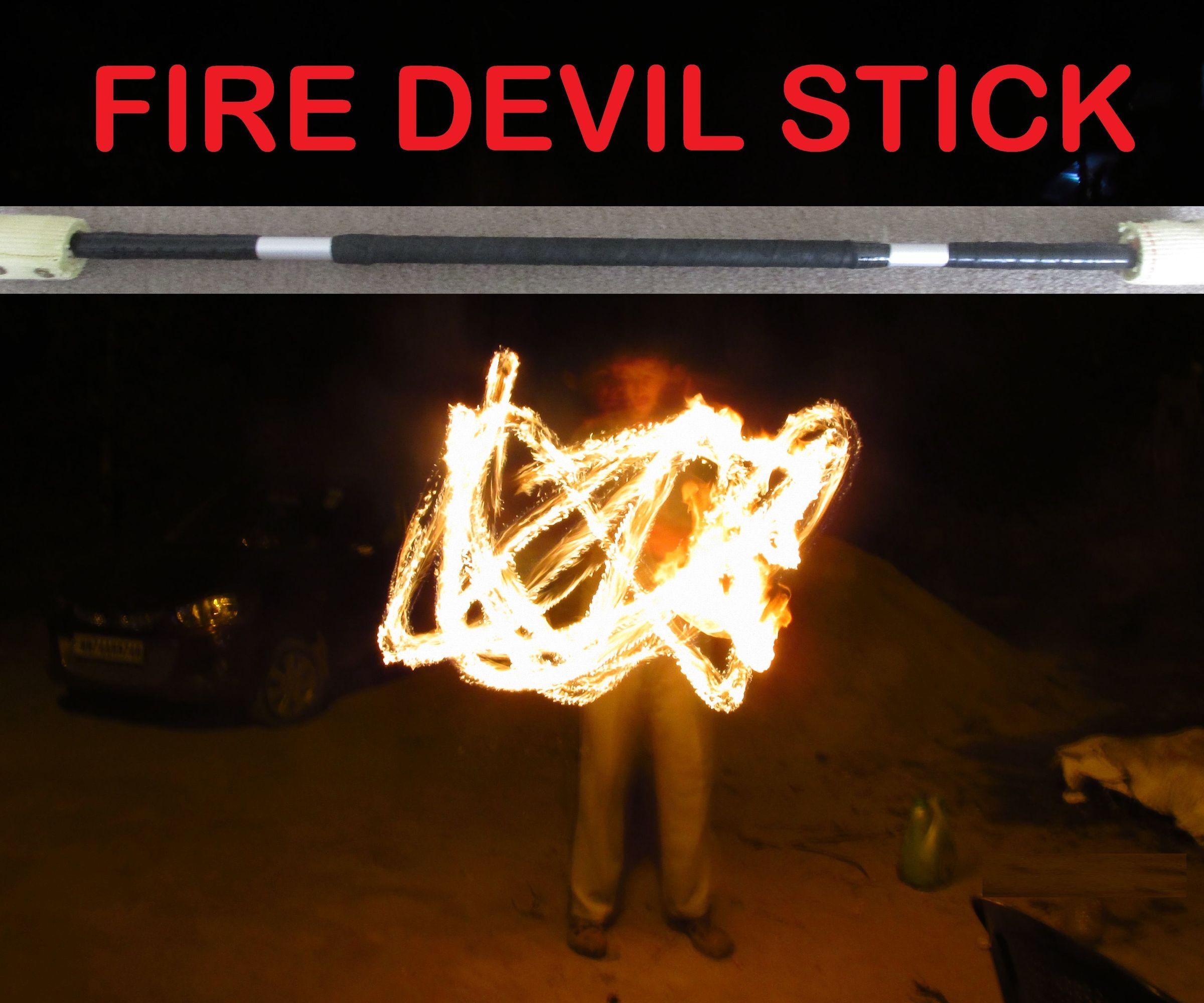How to Make a Fire Devil Stick