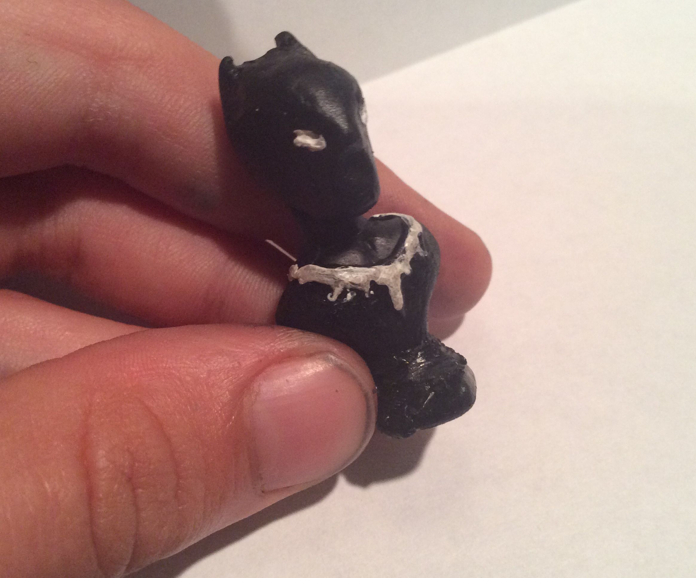 Small Black Panther Statue