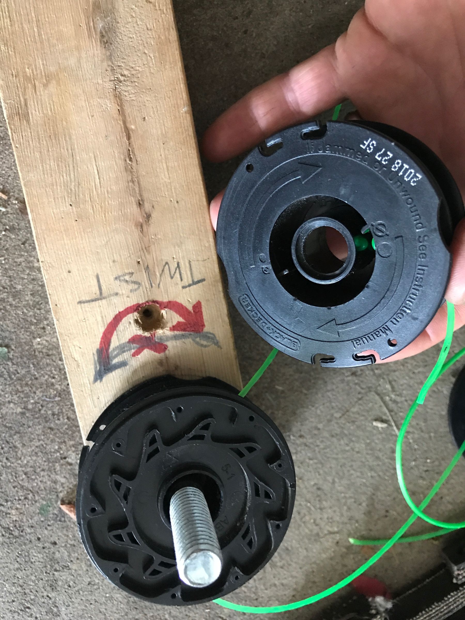 String Trimmer Winding Tool 3 Steps Instructables