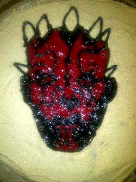 Darth Maul Star Wars Cake!