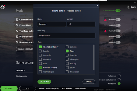 Creating the Mod Itself and the Folders