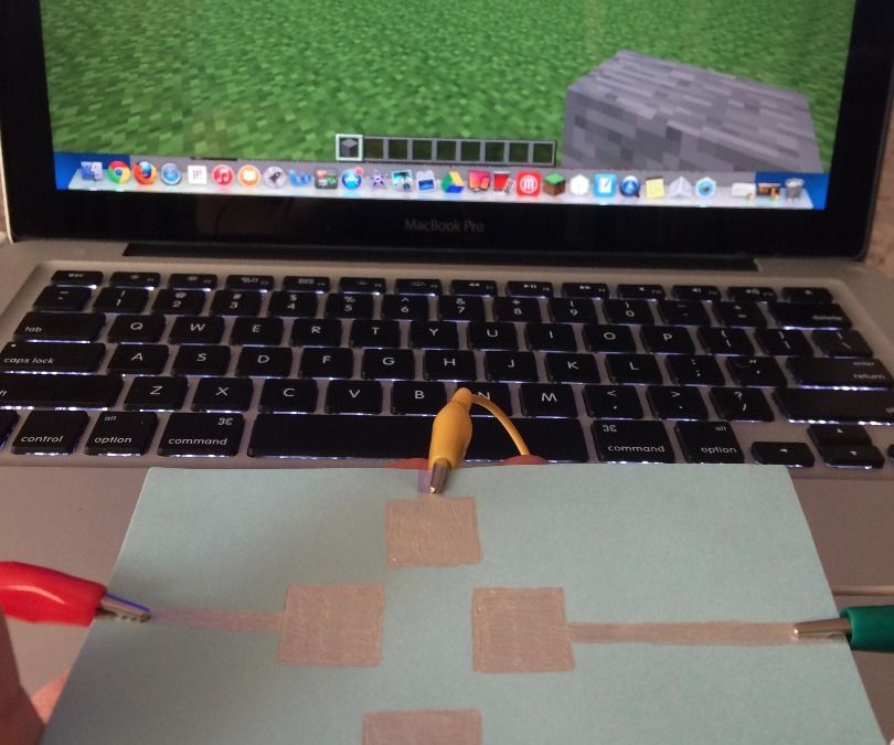 Circuit Scribe Minecraft Makey Makey Controller