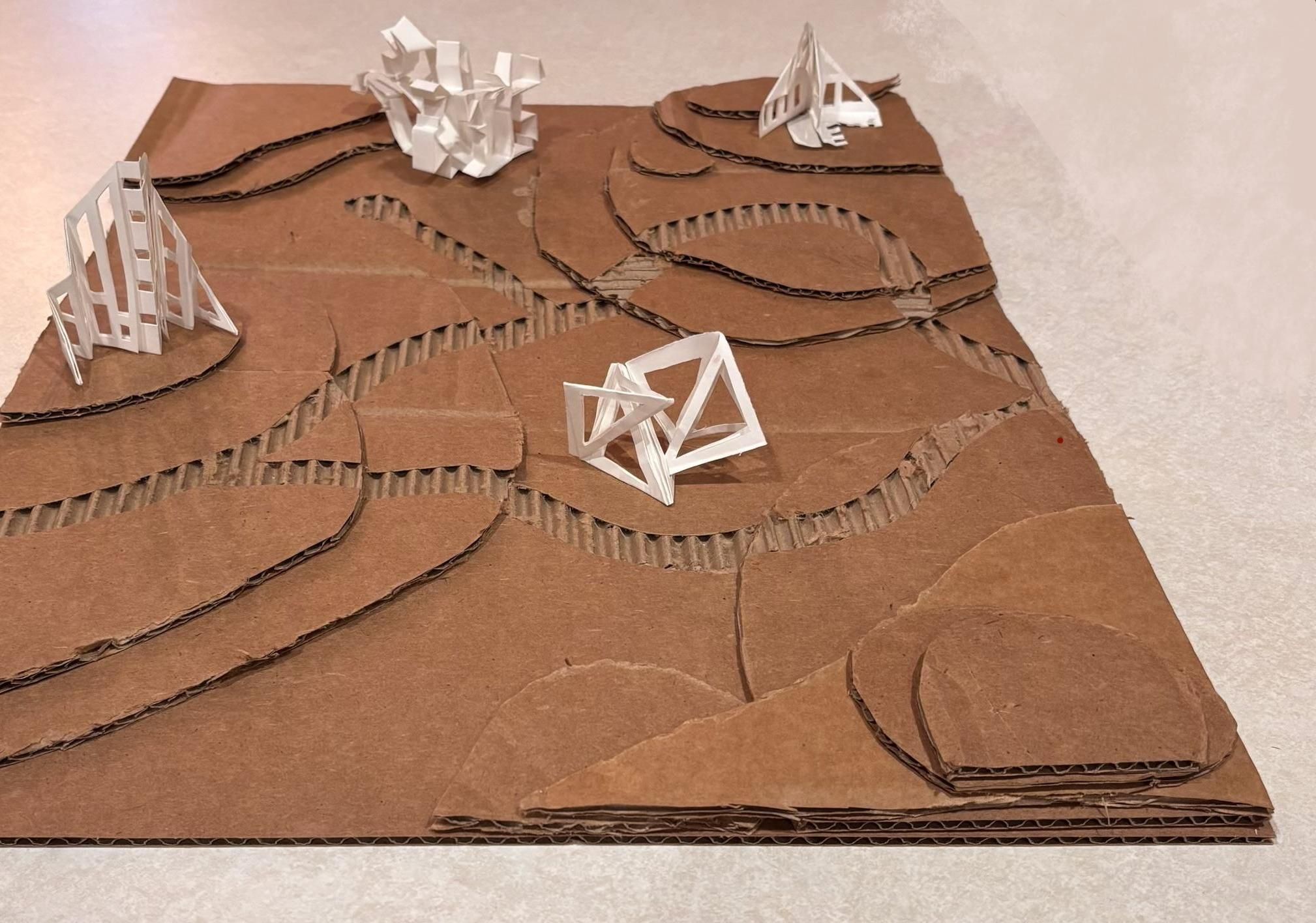 Sculpture Garden Landscaping Model