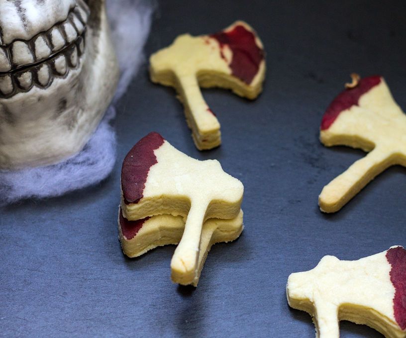 3 Ingredient Halloween Hatchet Cookies