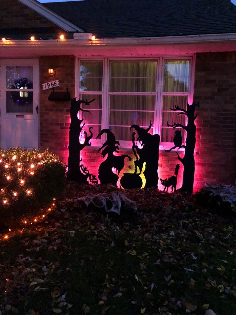 Halloween Garage Door Silhouette 6 Steps With Pictures