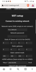 Load the WLED Firmware