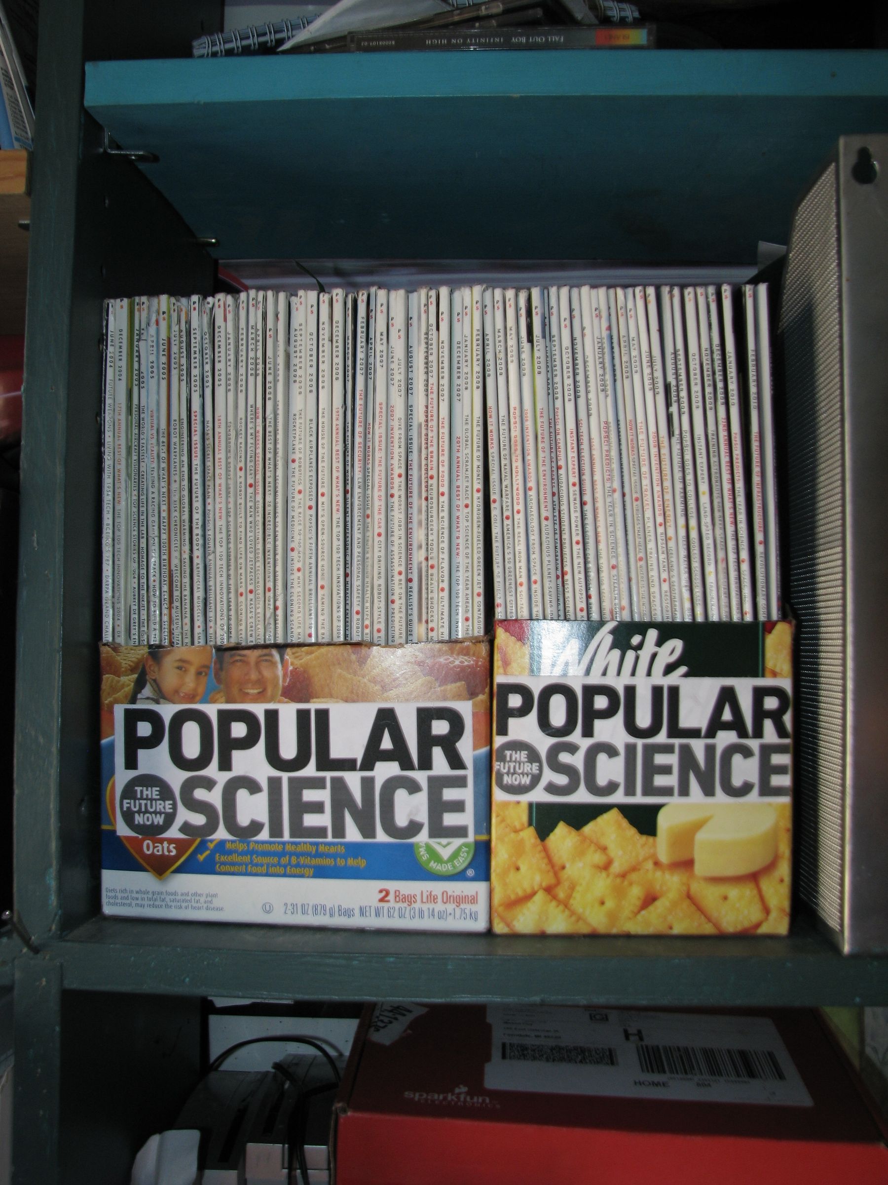 Breakfast-based Magazine Organizational Device