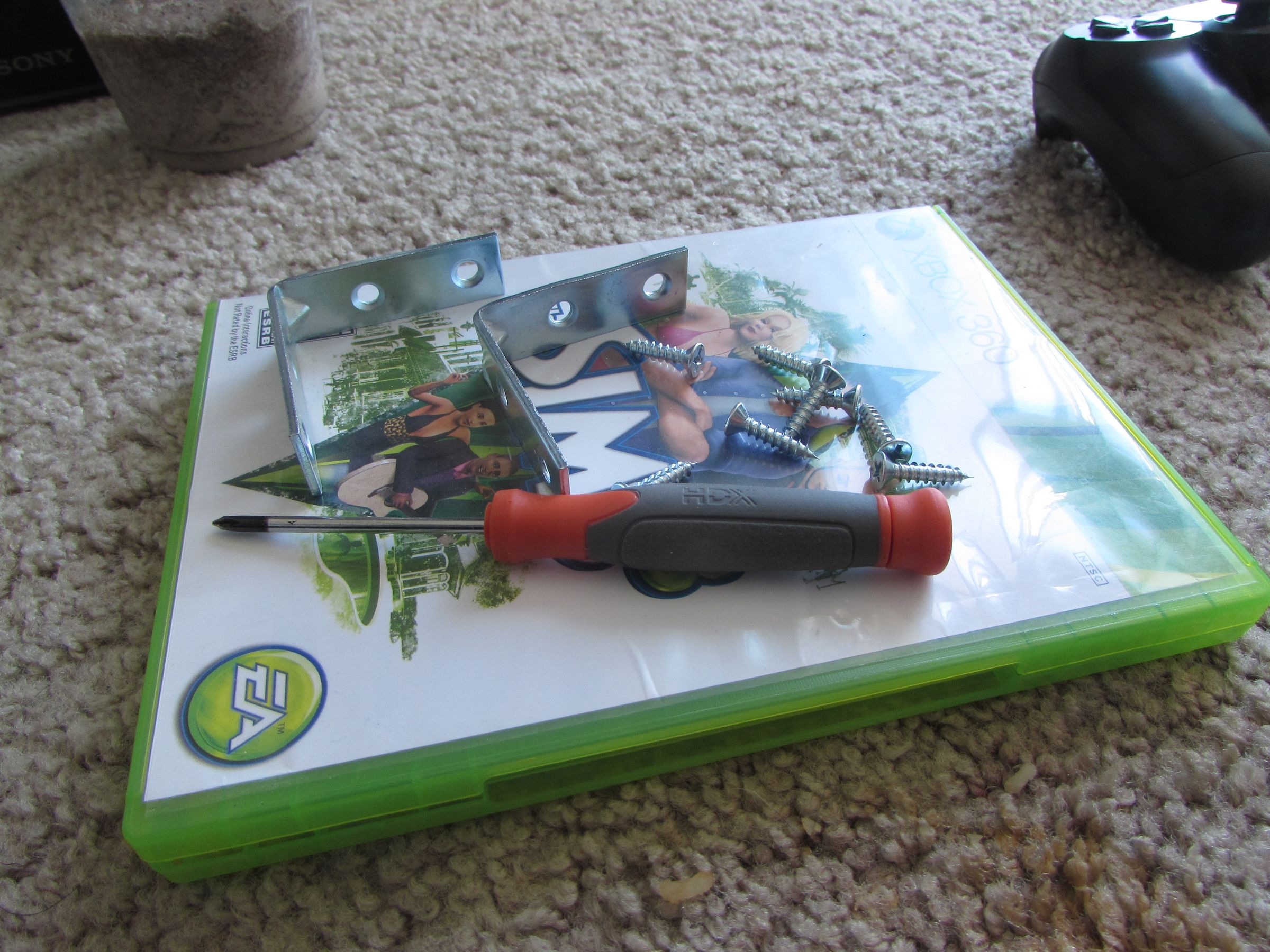 How to Create a "Floating" Game Shelf 5 Steps Instructables