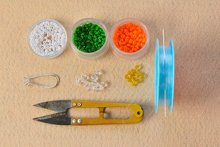 ​Supplies Needed in DIY the 2-hole Seed Bead and Pearl Star Earrings: