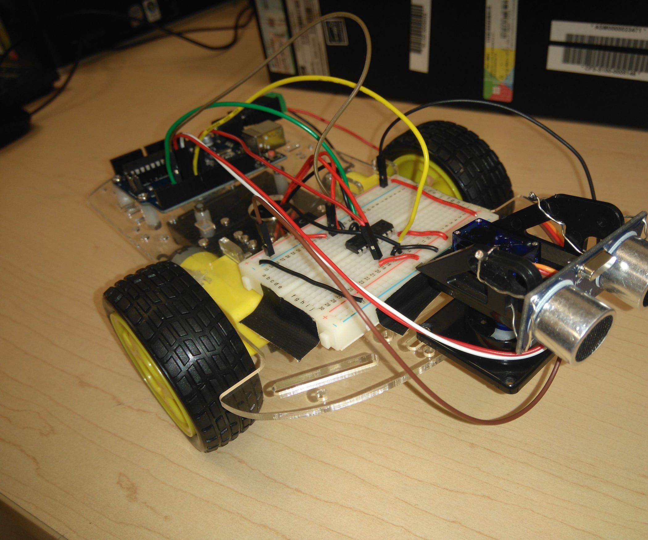 How to Make a Robot With a Sensor/DC Motor (Including Arduino) : 3 ...