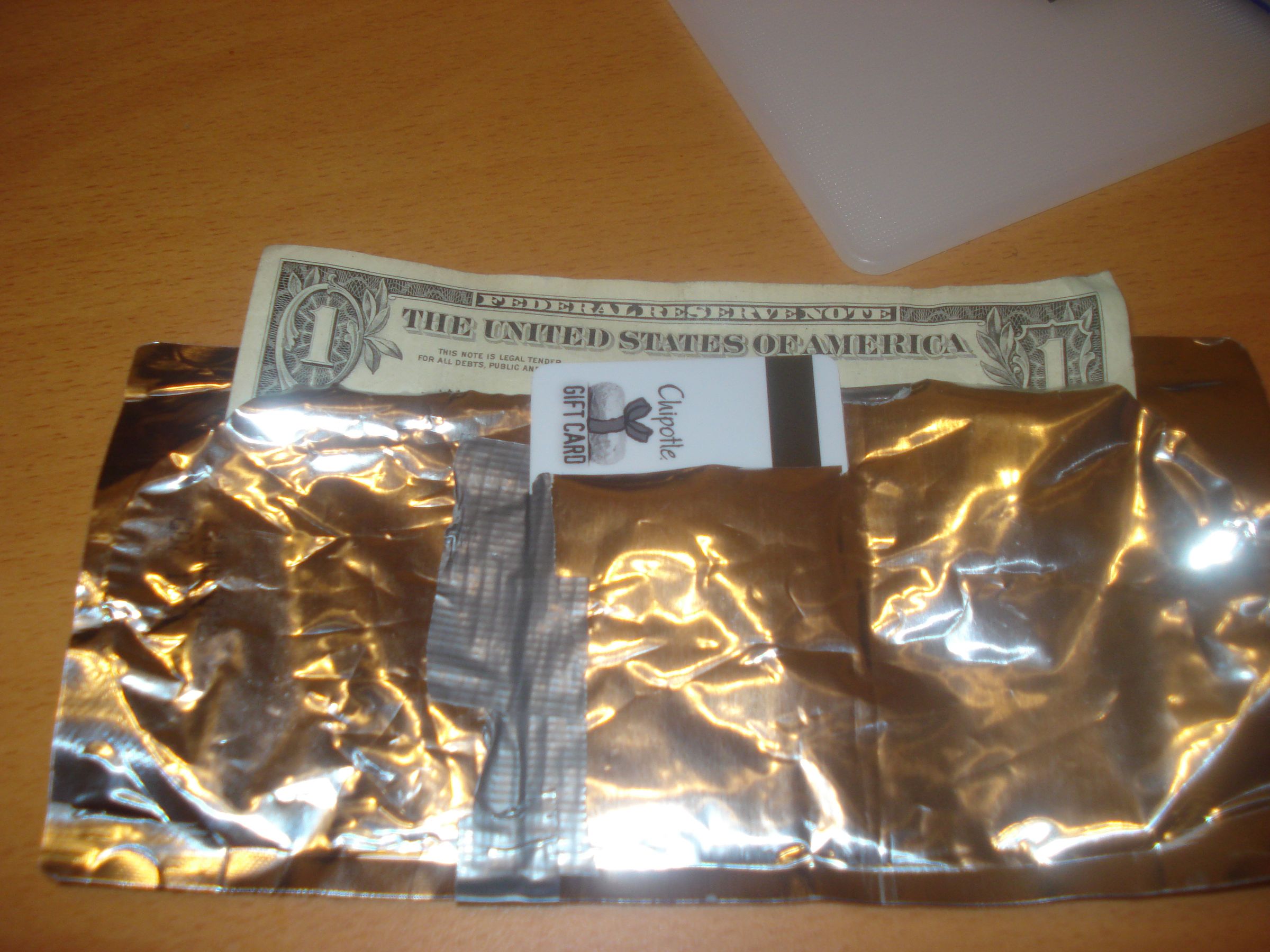 Recycled CapriSun Wallet