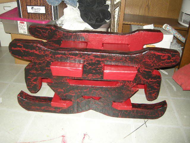 cardboard coffee table