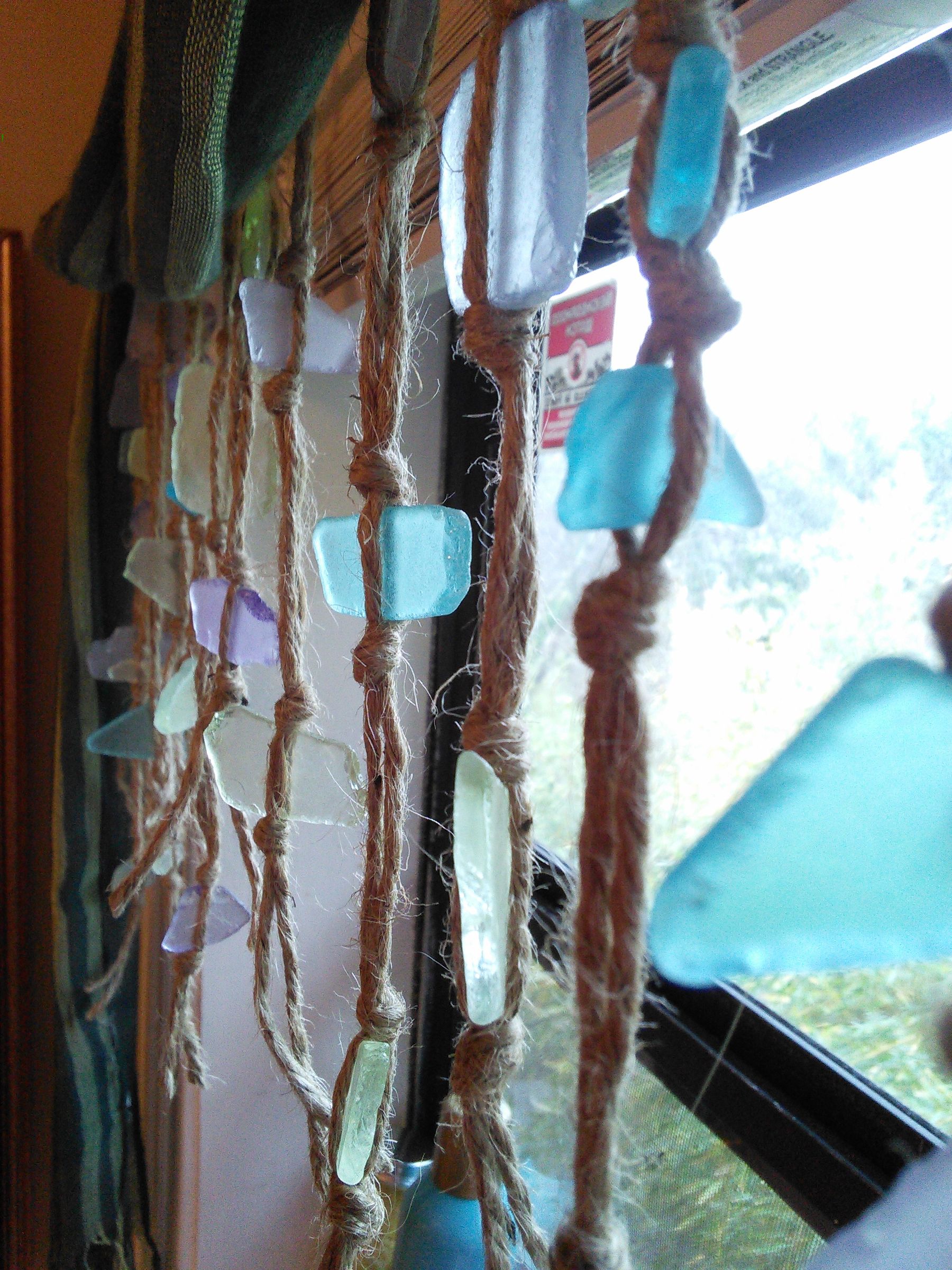 Simple Sea Glass Curtain