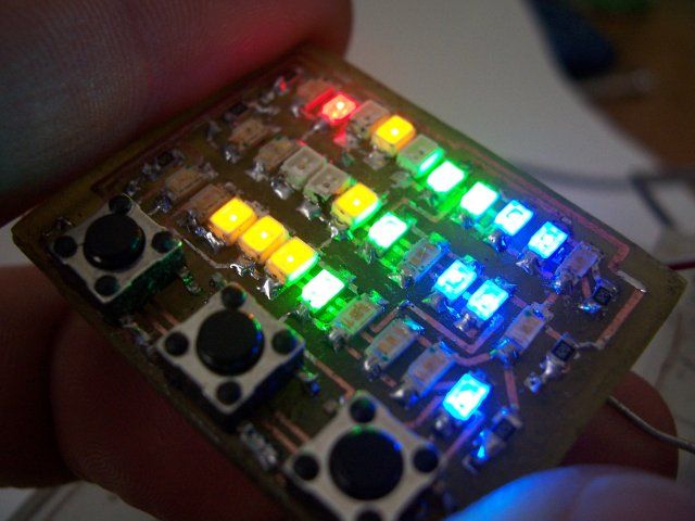 Microdot - Wrist Watch LED Pattern Timepiece