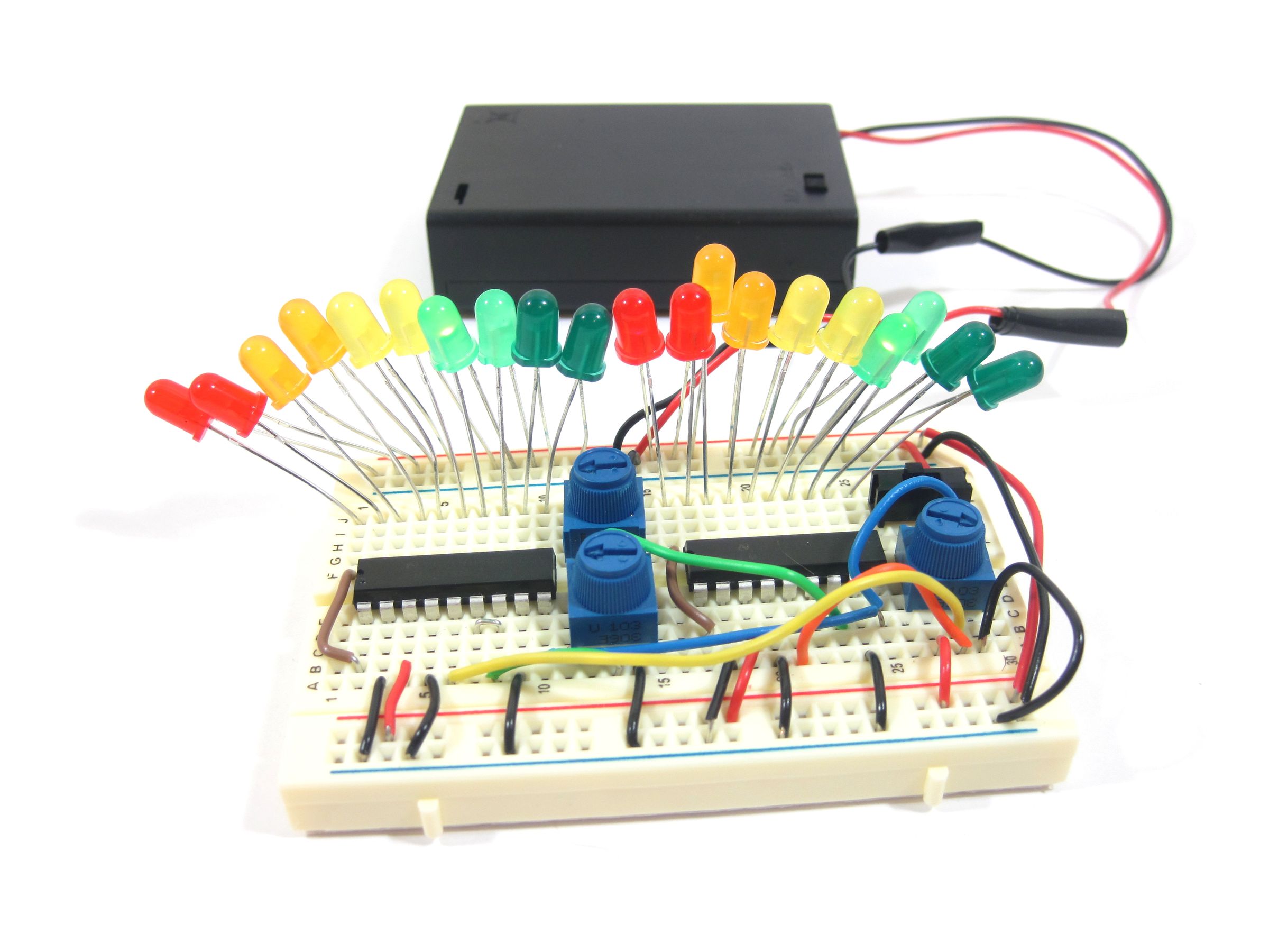 Mini LED Volume Towers (VU Meters) 13 Steps (with Pictures