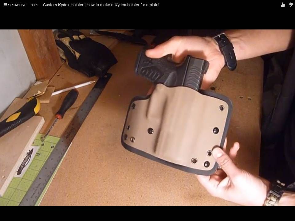 How to Make a Kydex Holster for a Gun DIY