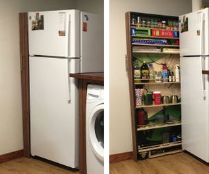 Slide Out Refrigerator Cabinet