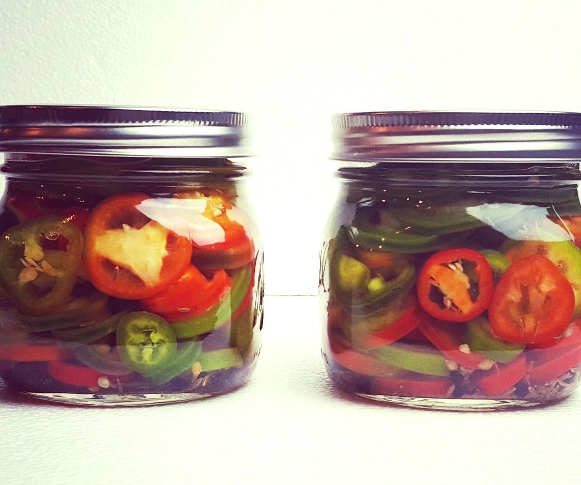Pickled Jalapeño Peppers