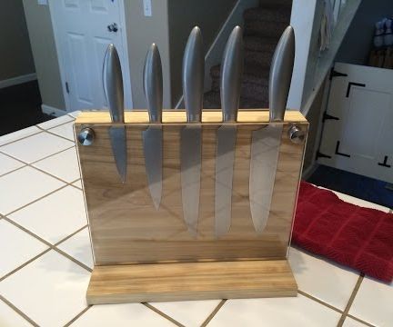 Magnetic Knife Block