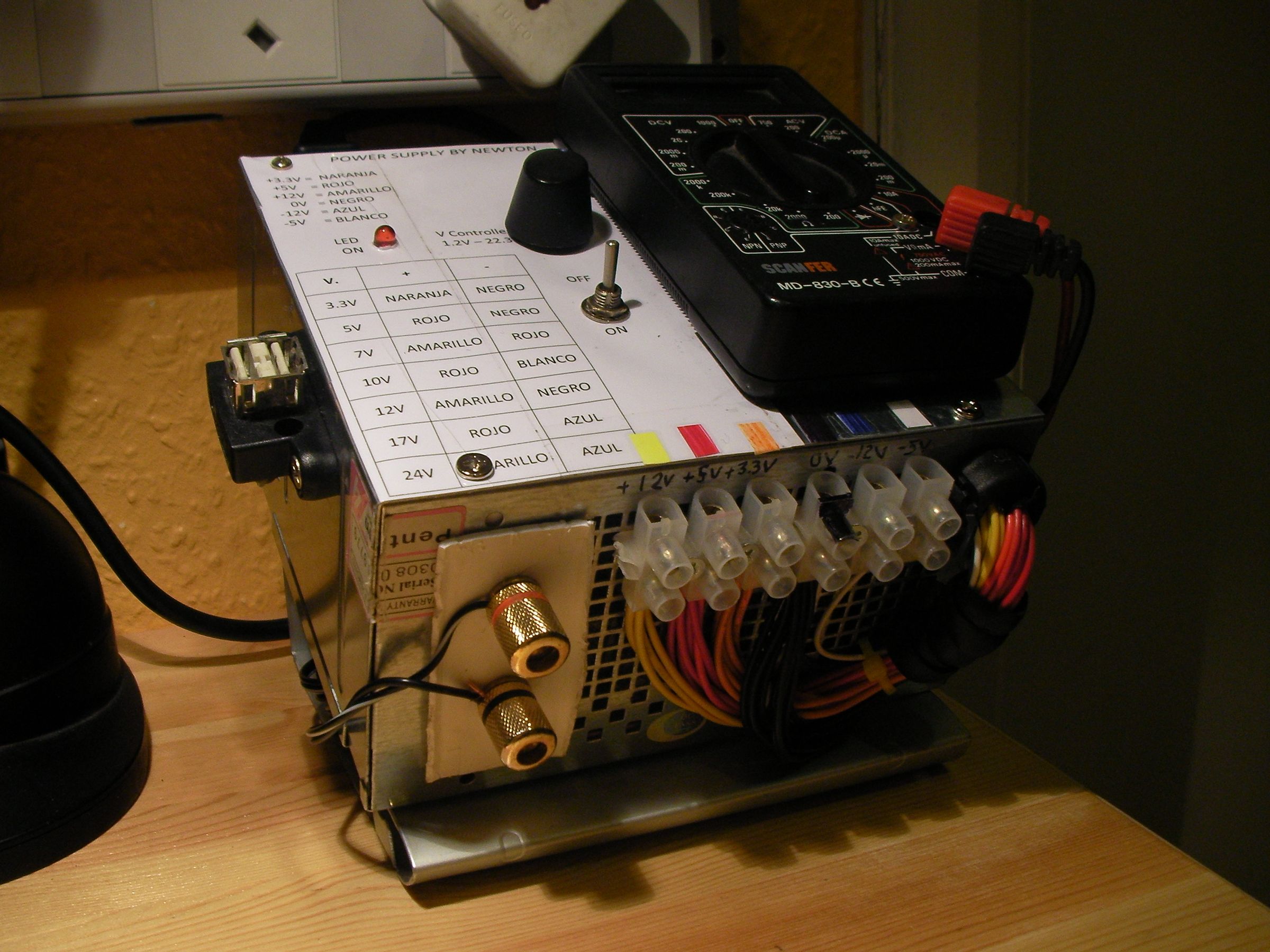 DIY PSU Into Bench Power Supply