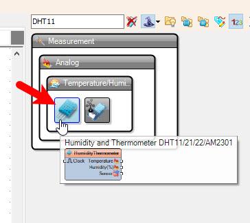 In Visuino Add Components