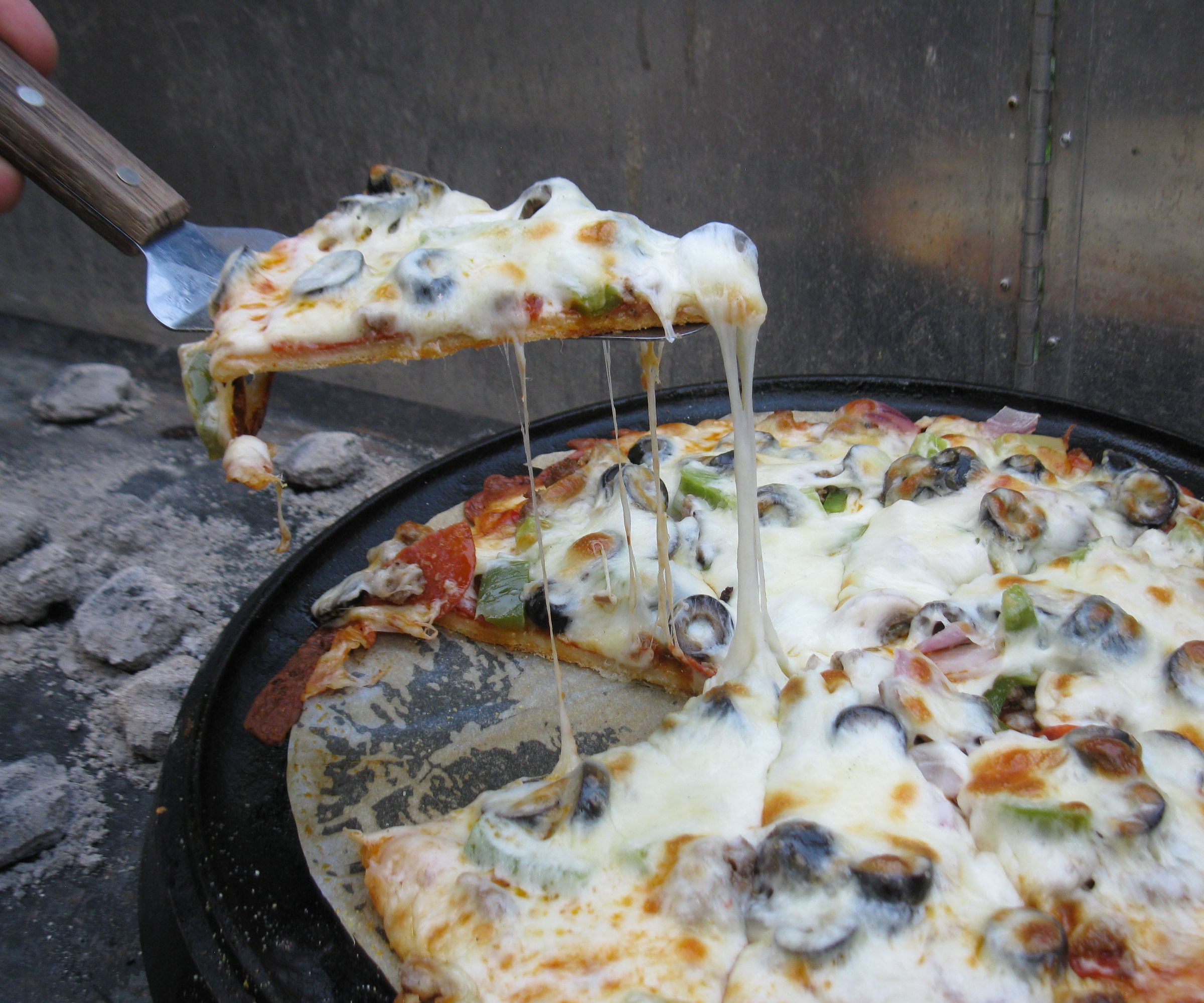 Dutch Oven Pizza With a "Pizza Ring"
