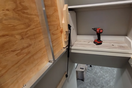 Testing Out Mounting Positions With Hydraulic Assist