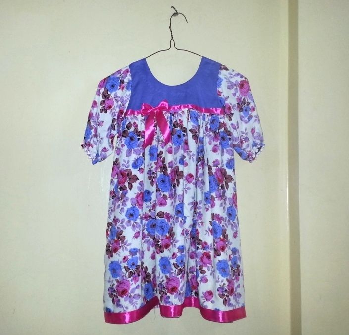 DIY Cute Floral Dress