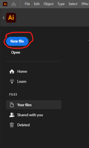 New File
