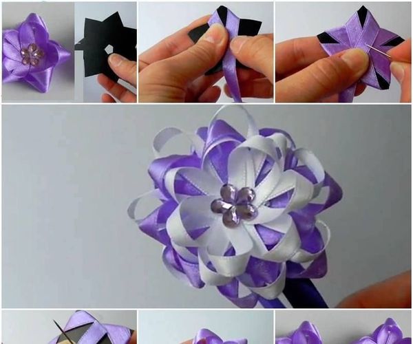 Making Flowers With Ribbon