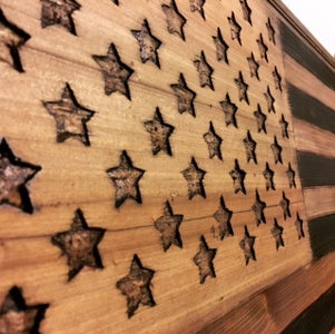 2x4 American Flag Wall Art/coffee Table!!