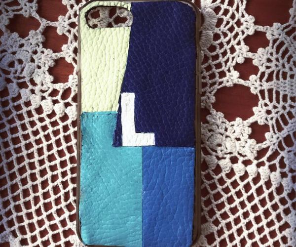 Personalized Phone-case With Leather Scraps