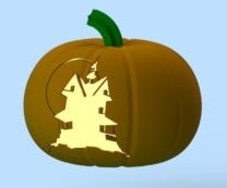 Haunted House Pumpkin