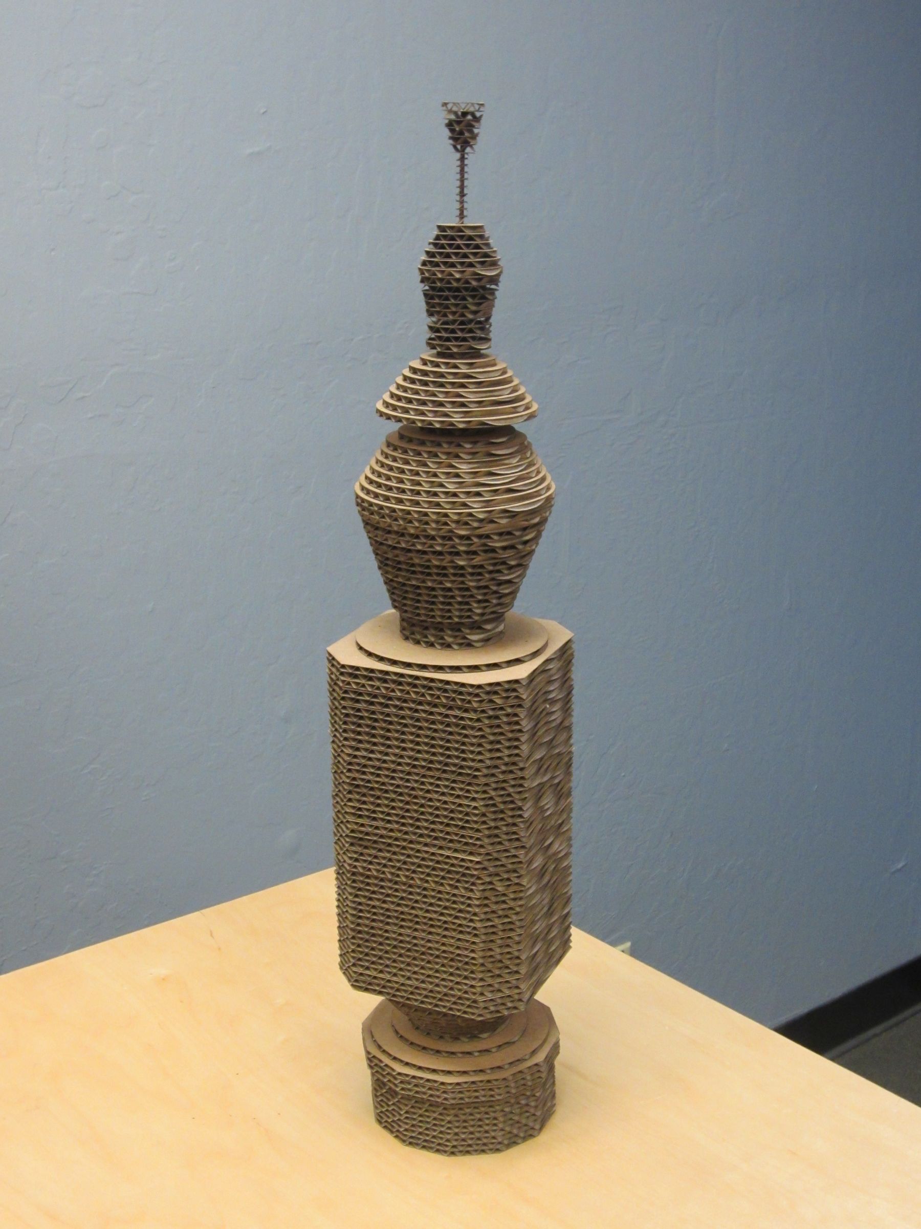 Laser Cut Cardboard Nomad Space Probe