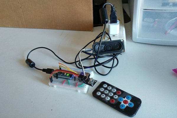 Infrared Controlled MP3 Player