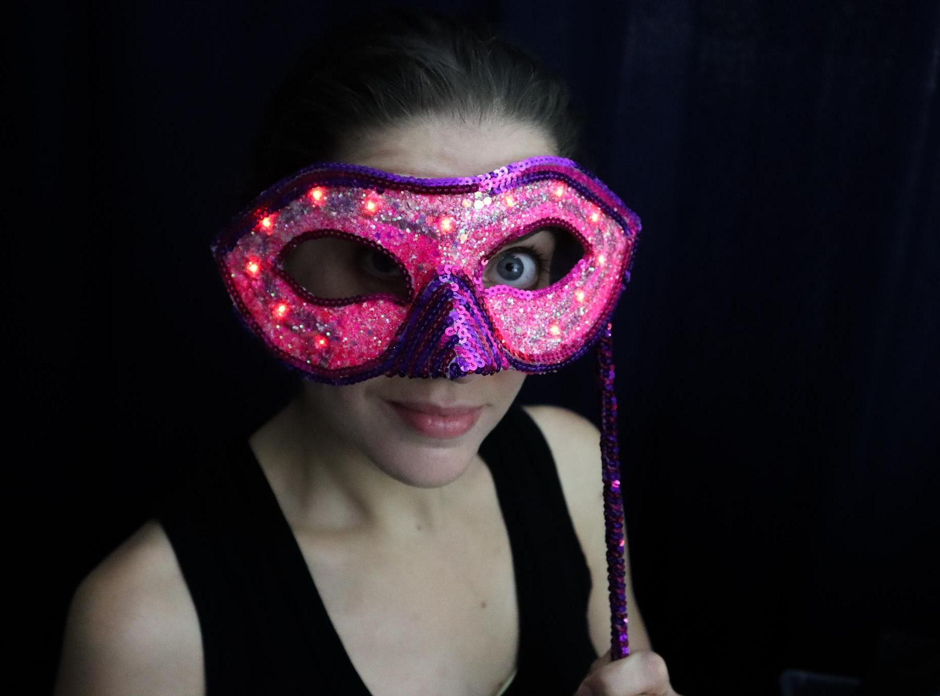 A Light-Up Mask That Mesmerizes