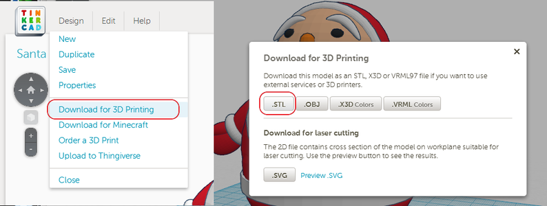 Export a Printable STL File