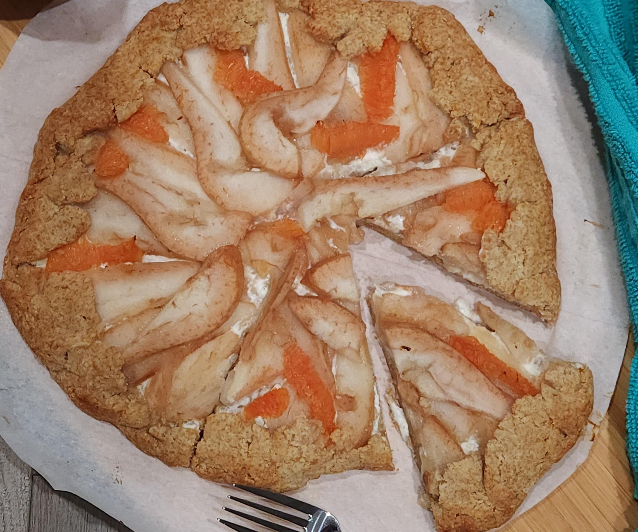 Almond and Bosc Pear Galette With Cream Cheese and Orange 5 Steps Instructables