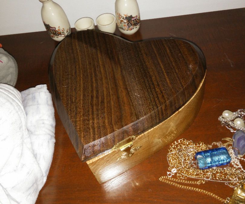 Heart Shaped Jewellery Box