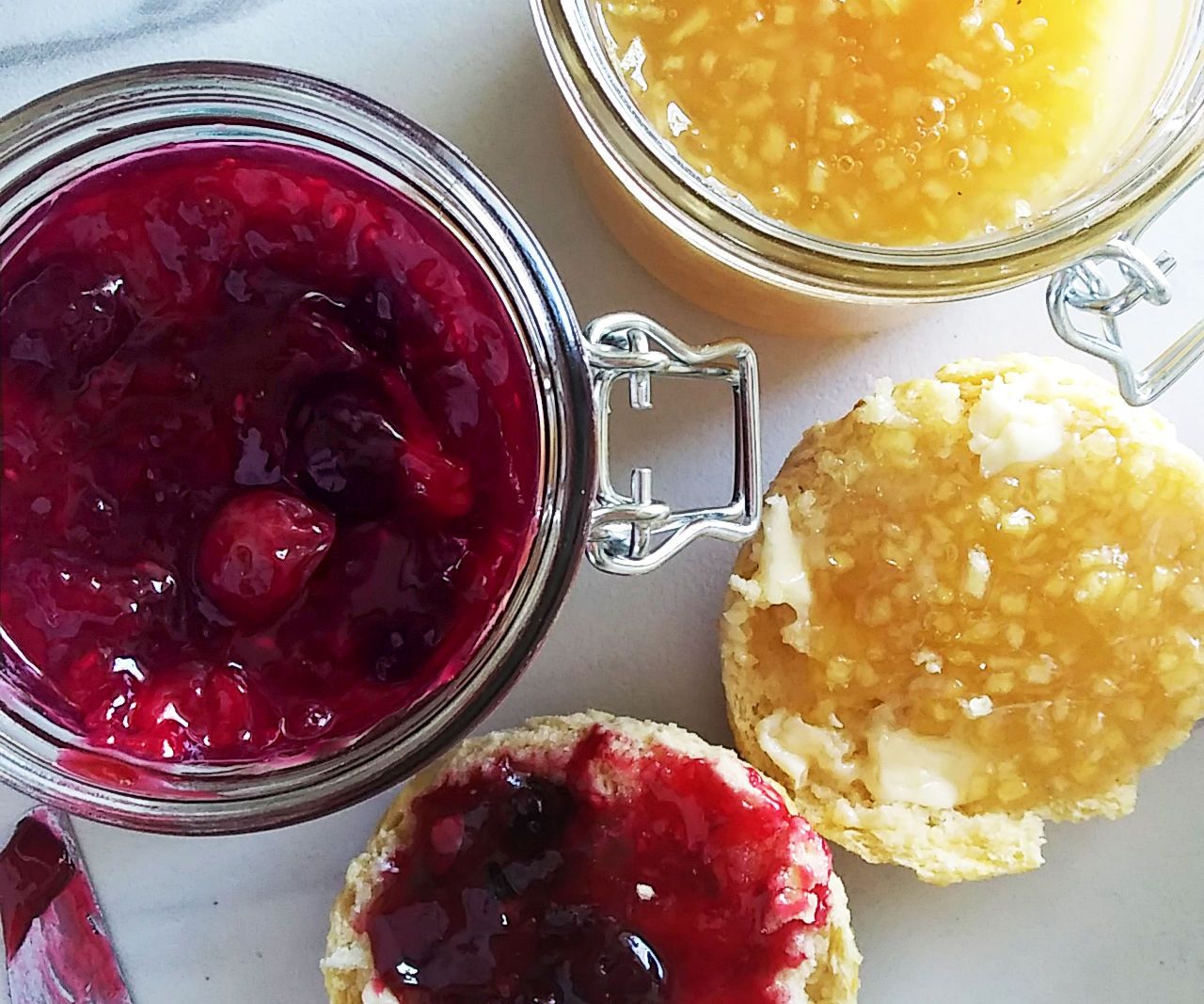 Refrigerated Quick Jam (Triple Berry & Apple)