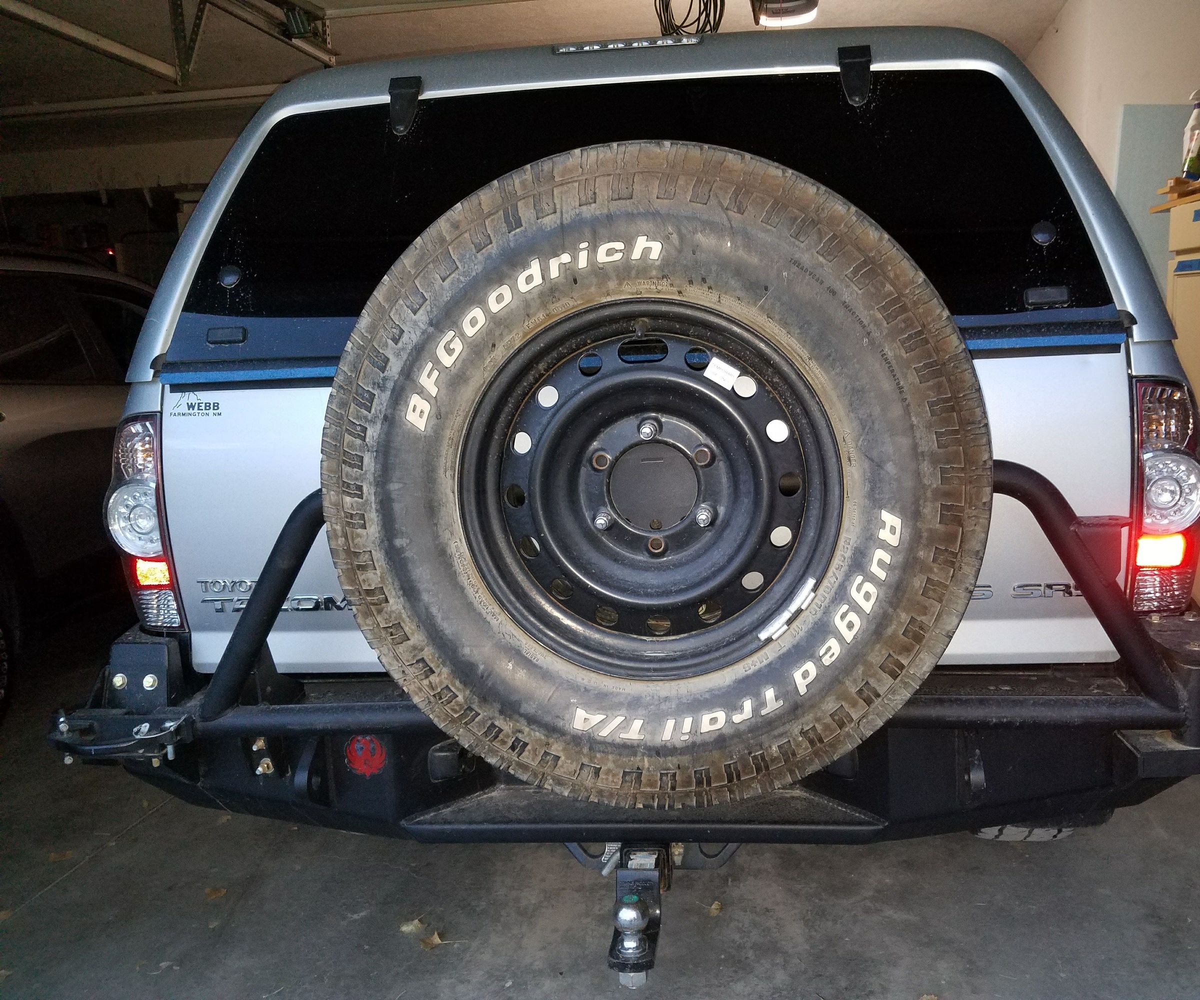 Jerry Can Holders for FabFours Spare Tire Carrier