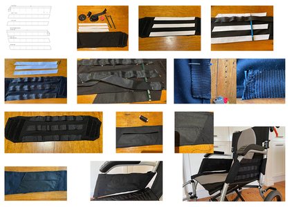 Sewing Webbing to Molle System