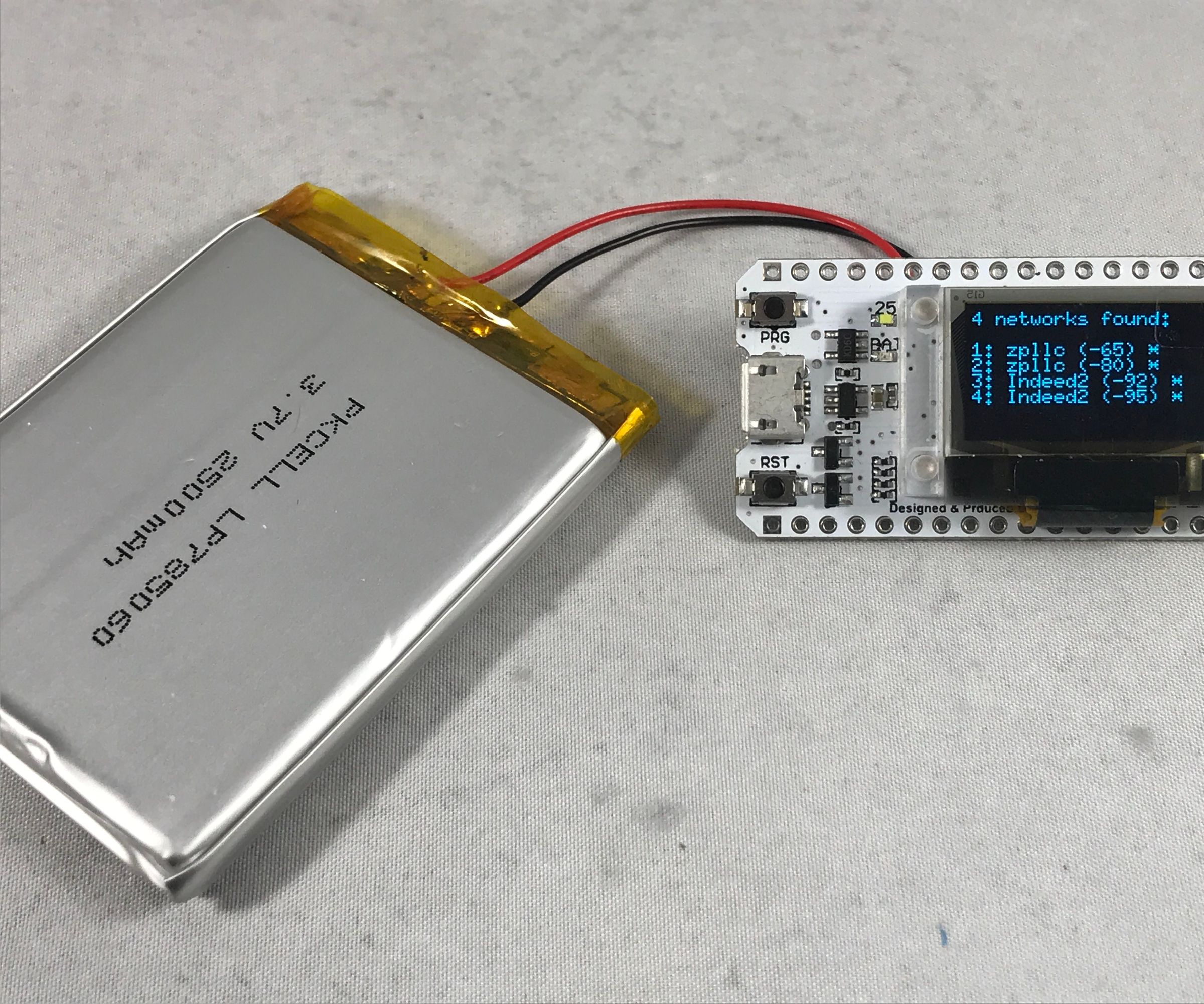 Heltech WiFi Kit 32 Based Network Scanner