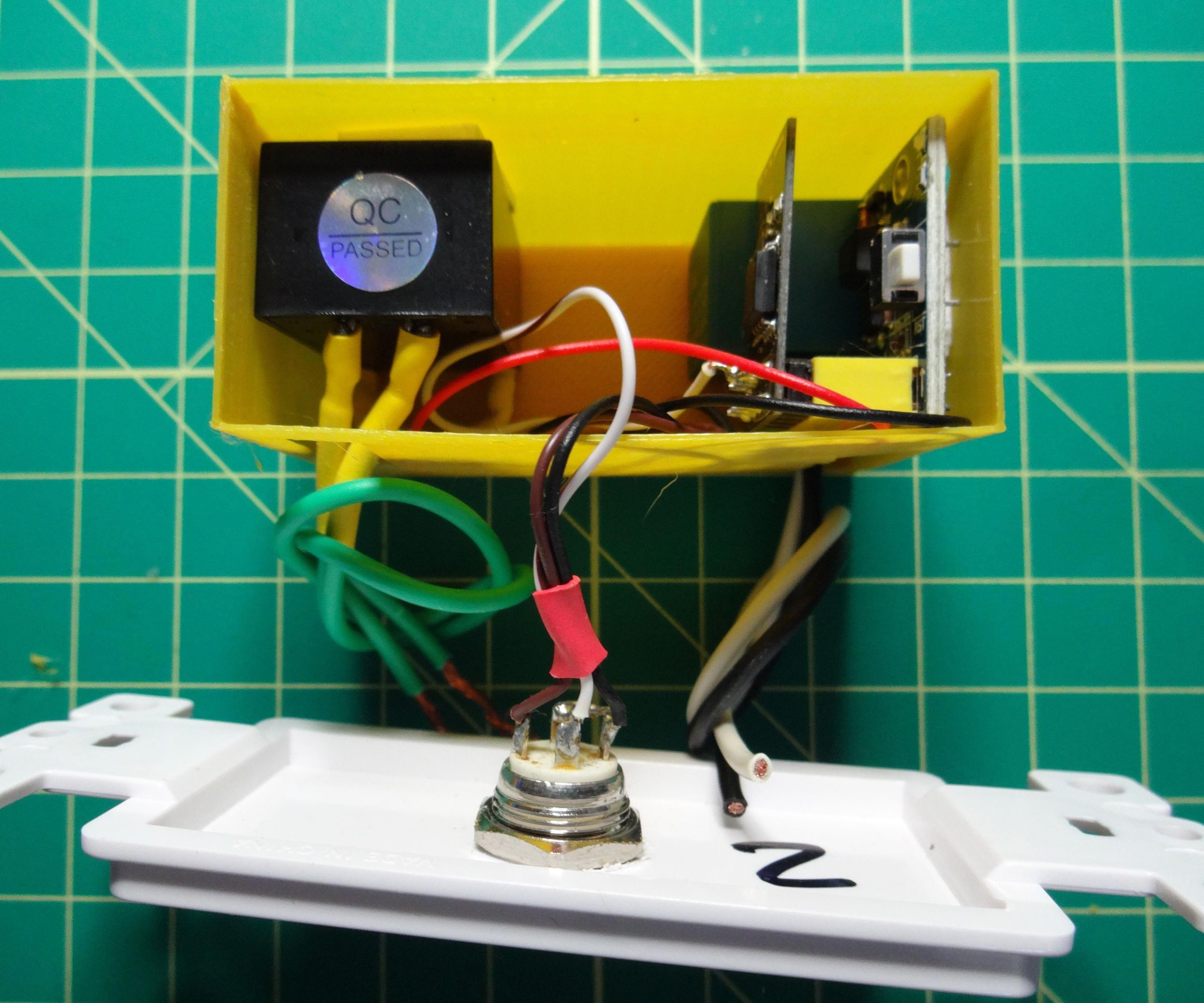 Home Automation WiFi Light Switch With ESP-01 and Relay Module With Push Button